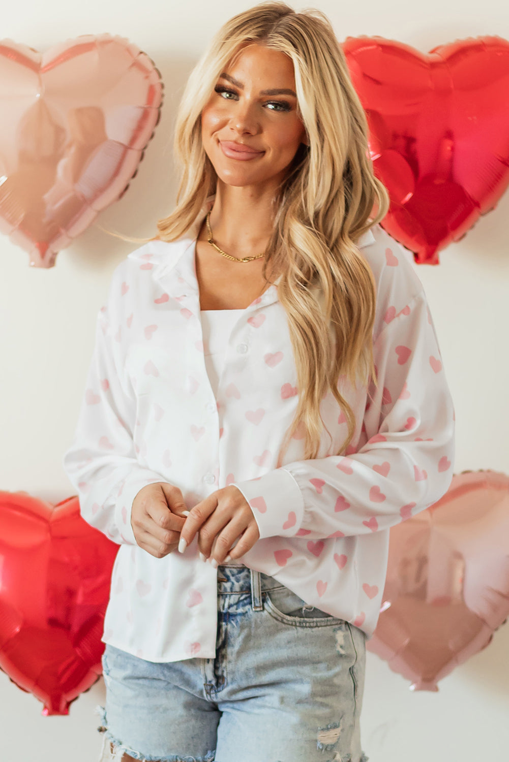 Raelyn Shoulder Puff Sleeve Shirt