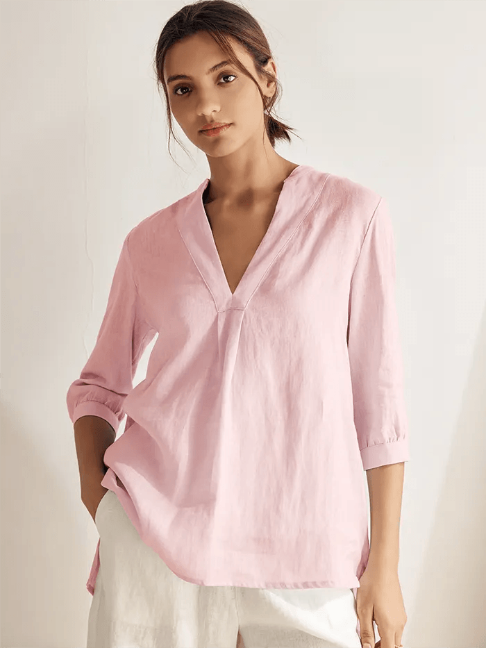 100% Linen Dress Shirt JOANNA