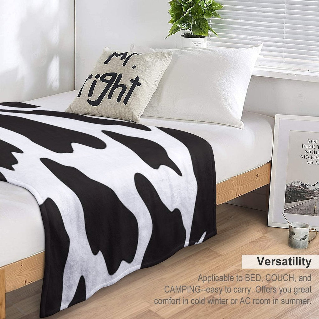 Cow Animal Print Cowboy Country Ranch Farm Style Anti-pilling Throw Blanket