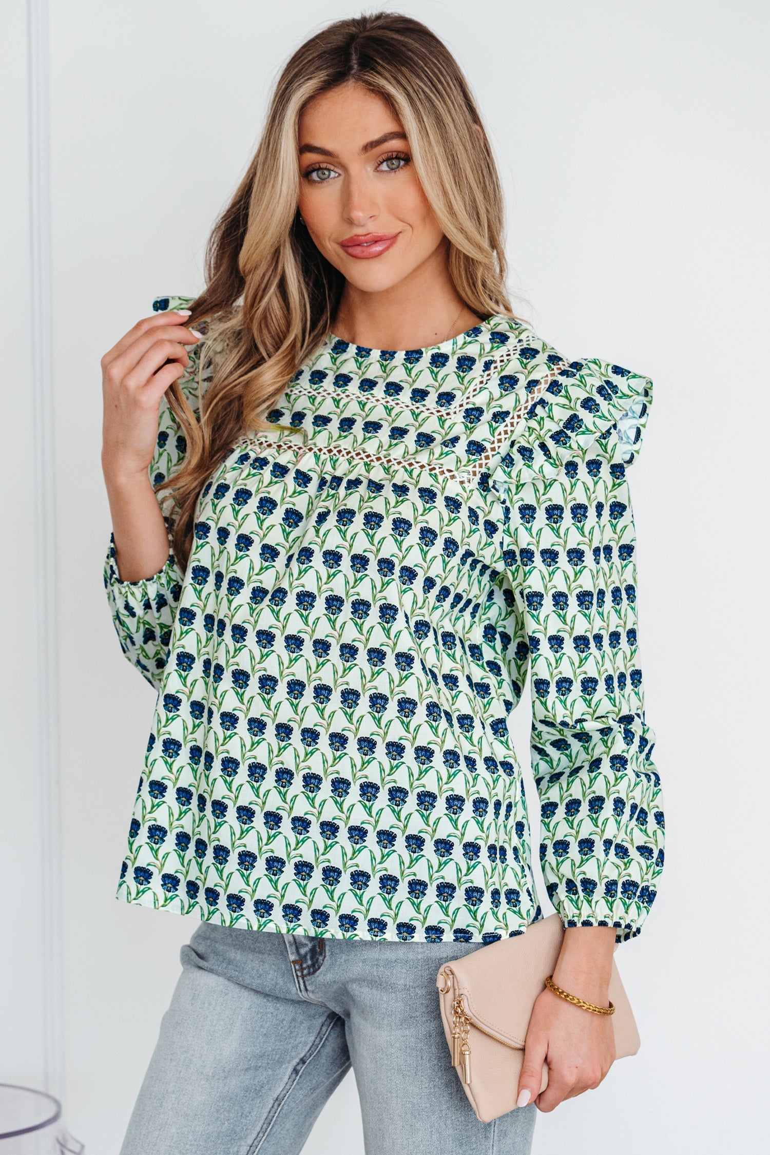 Amalia Long Sleeve Blouse Long Sleeve Top