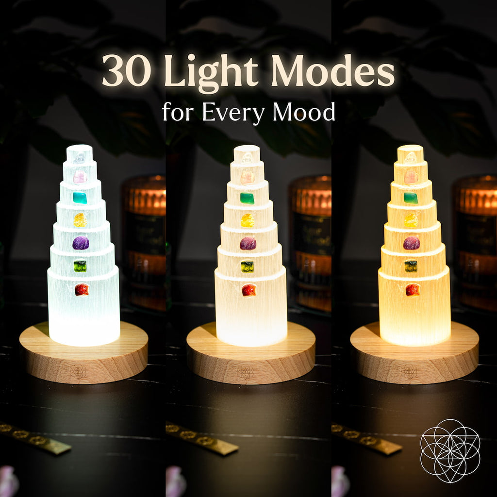 The Stress Shield Lamp - 7 Stones of Healing