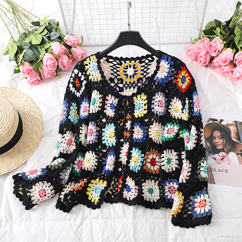 Women’s Hollow Hand Crochet Cardigan