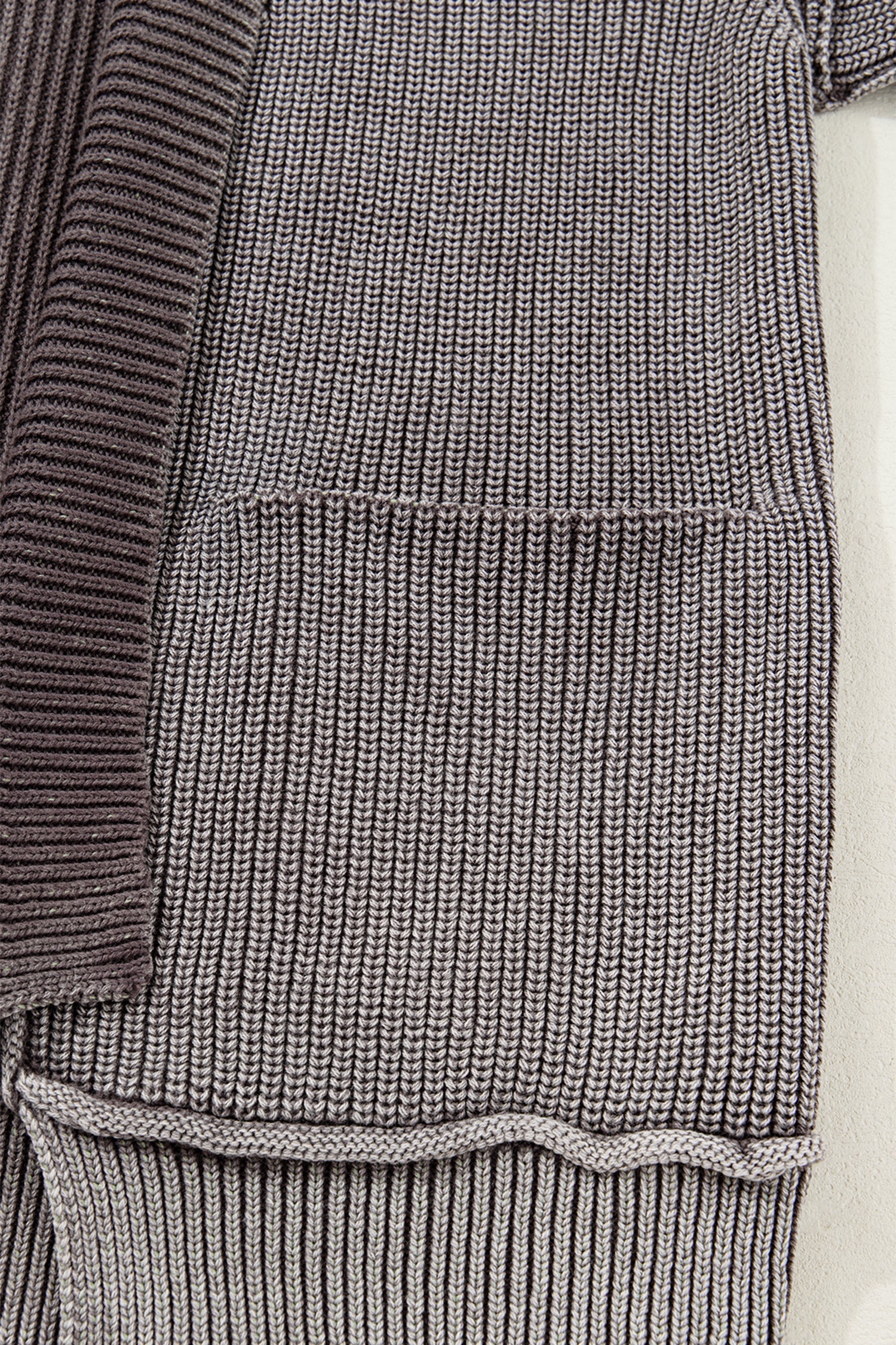 Sunny Patchwork Knit Open Sweater