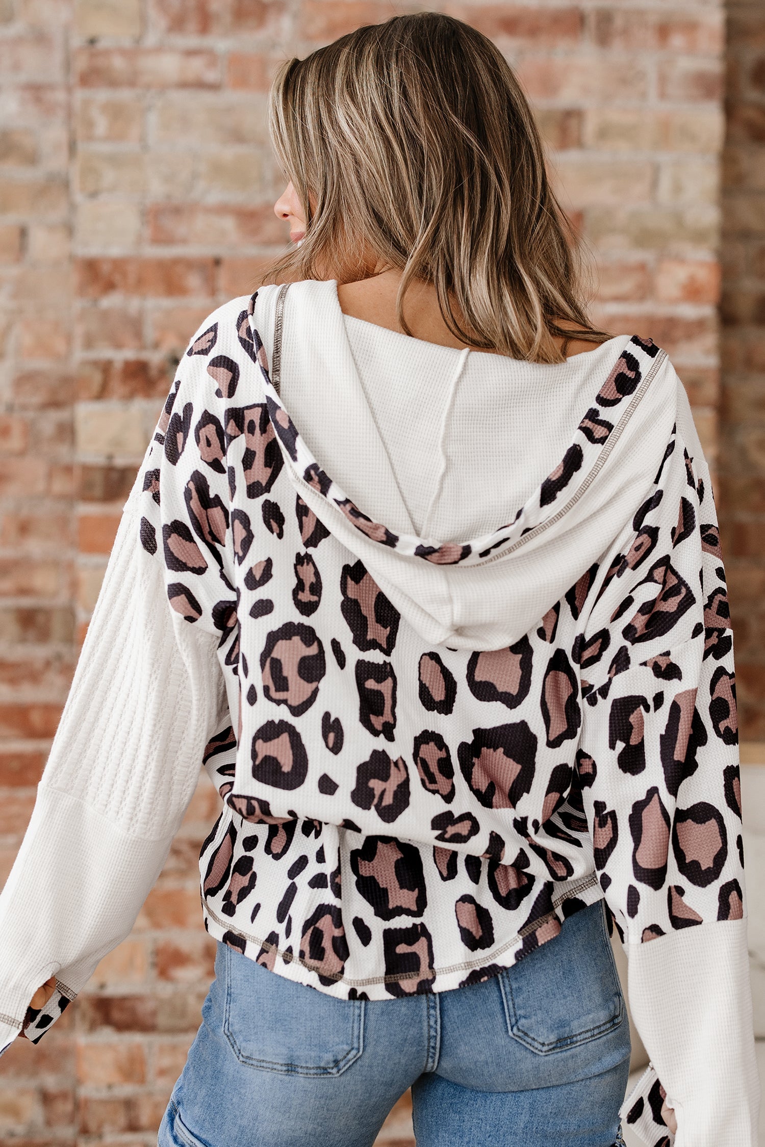 Keyla Up Drop Shoulder Hoodie