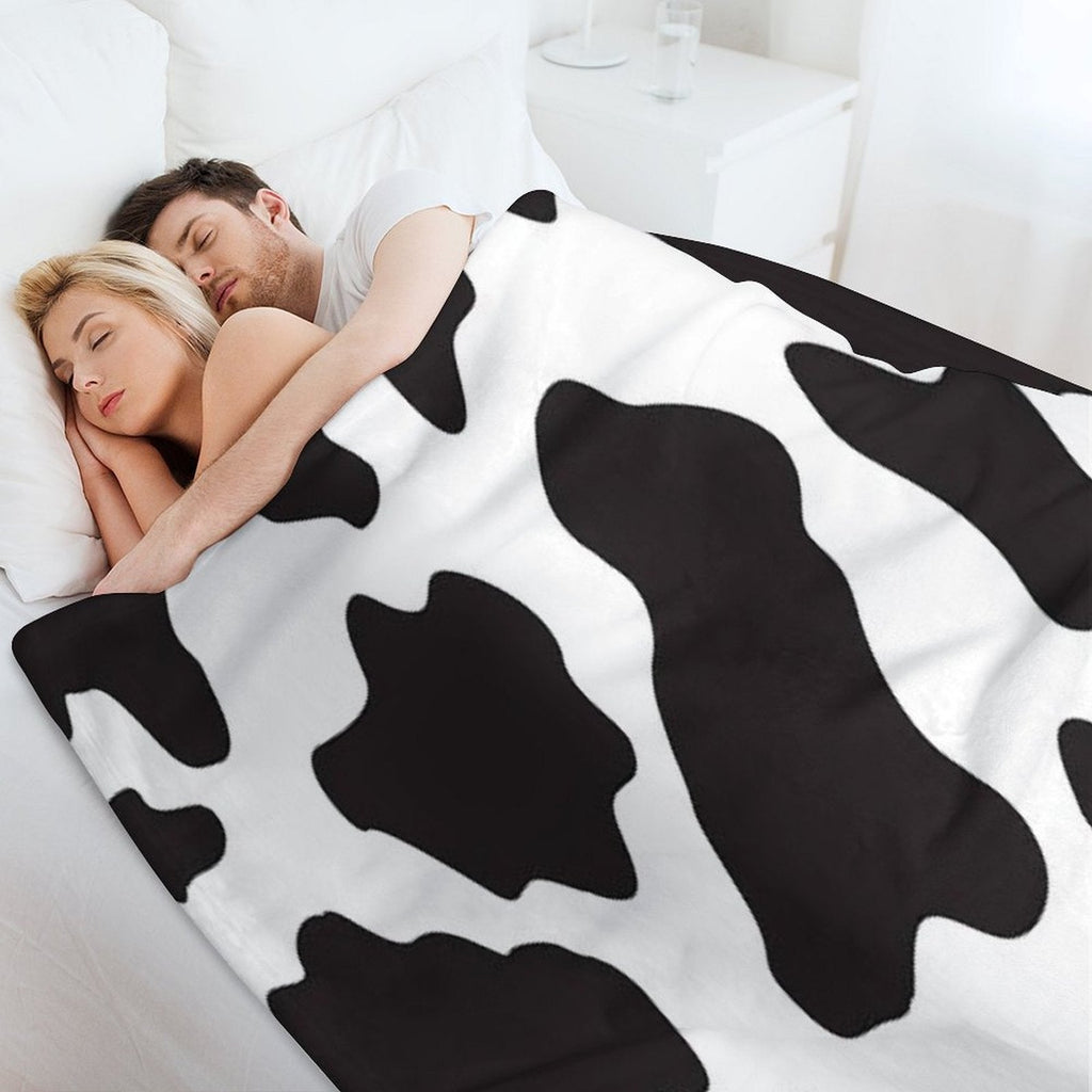 Cow Animal Print Cowboy Country Ranch Farm Style Anti-pilling Throw Blanket