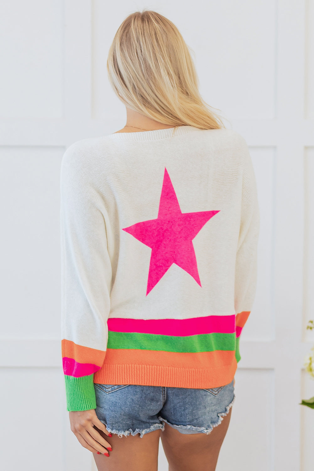 Stella Edge Drop Shoulder Sweater