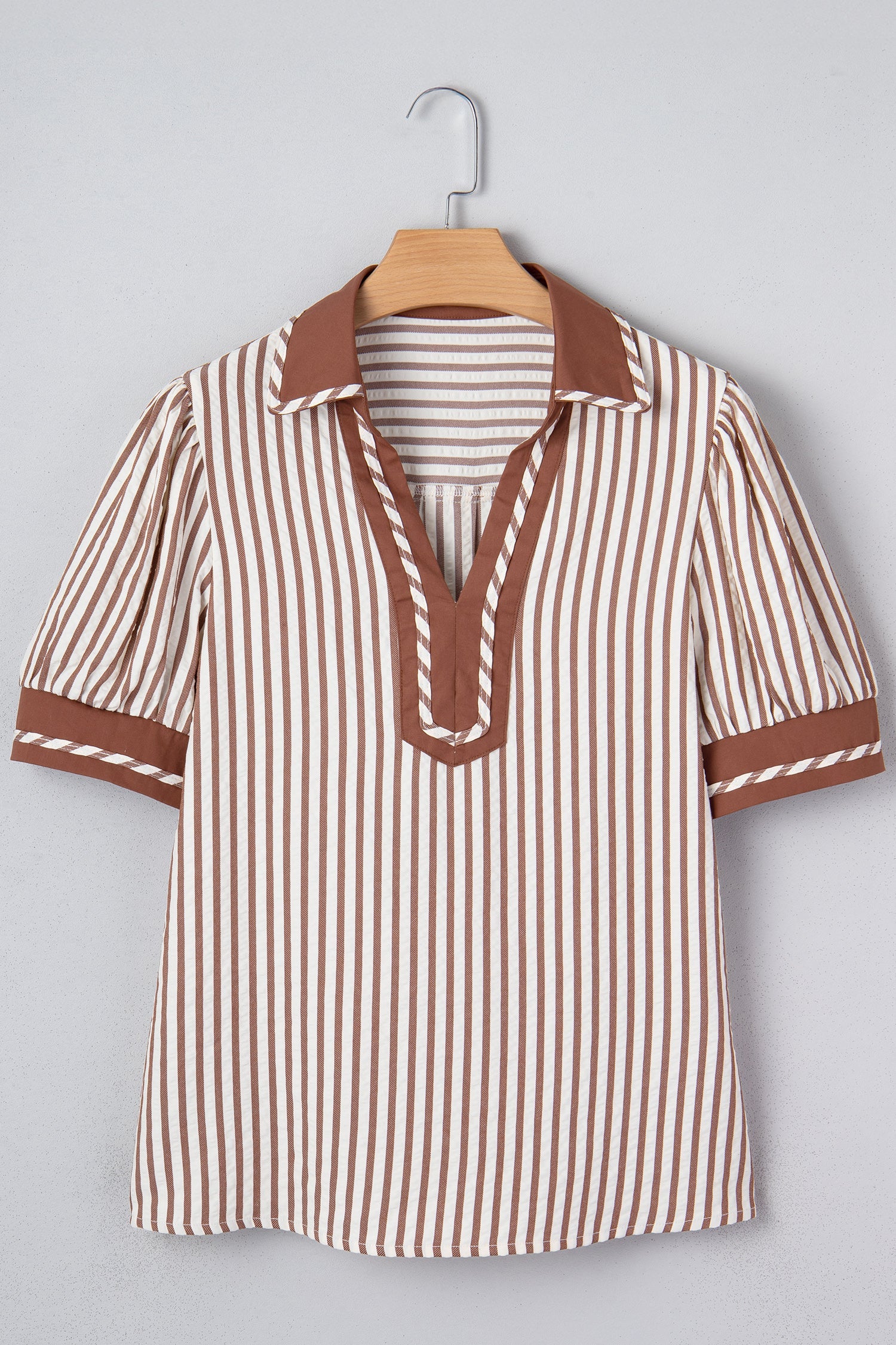 Romina Short Bubble Sleeve Blouse