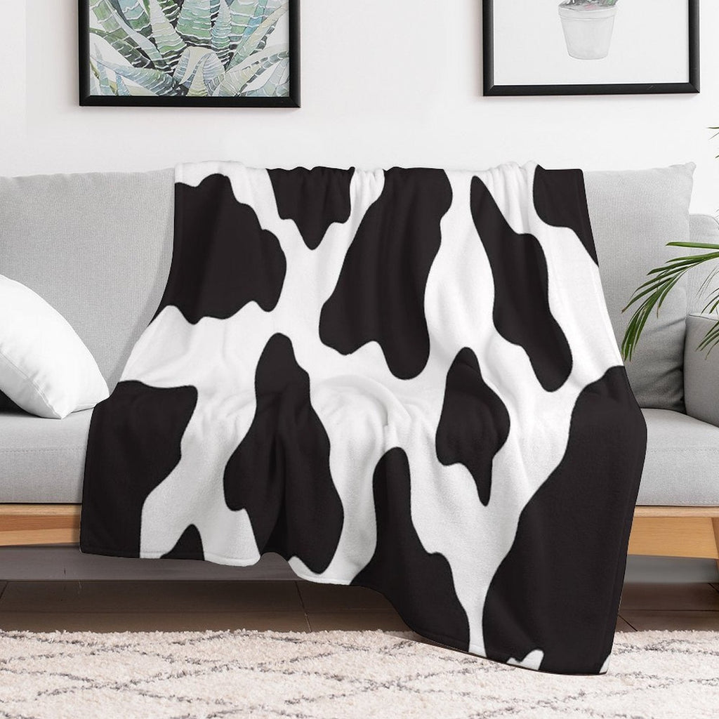 Cow Animal Print Cowboy Country Ranch Farm Style Anti-pilling Throw Blanket