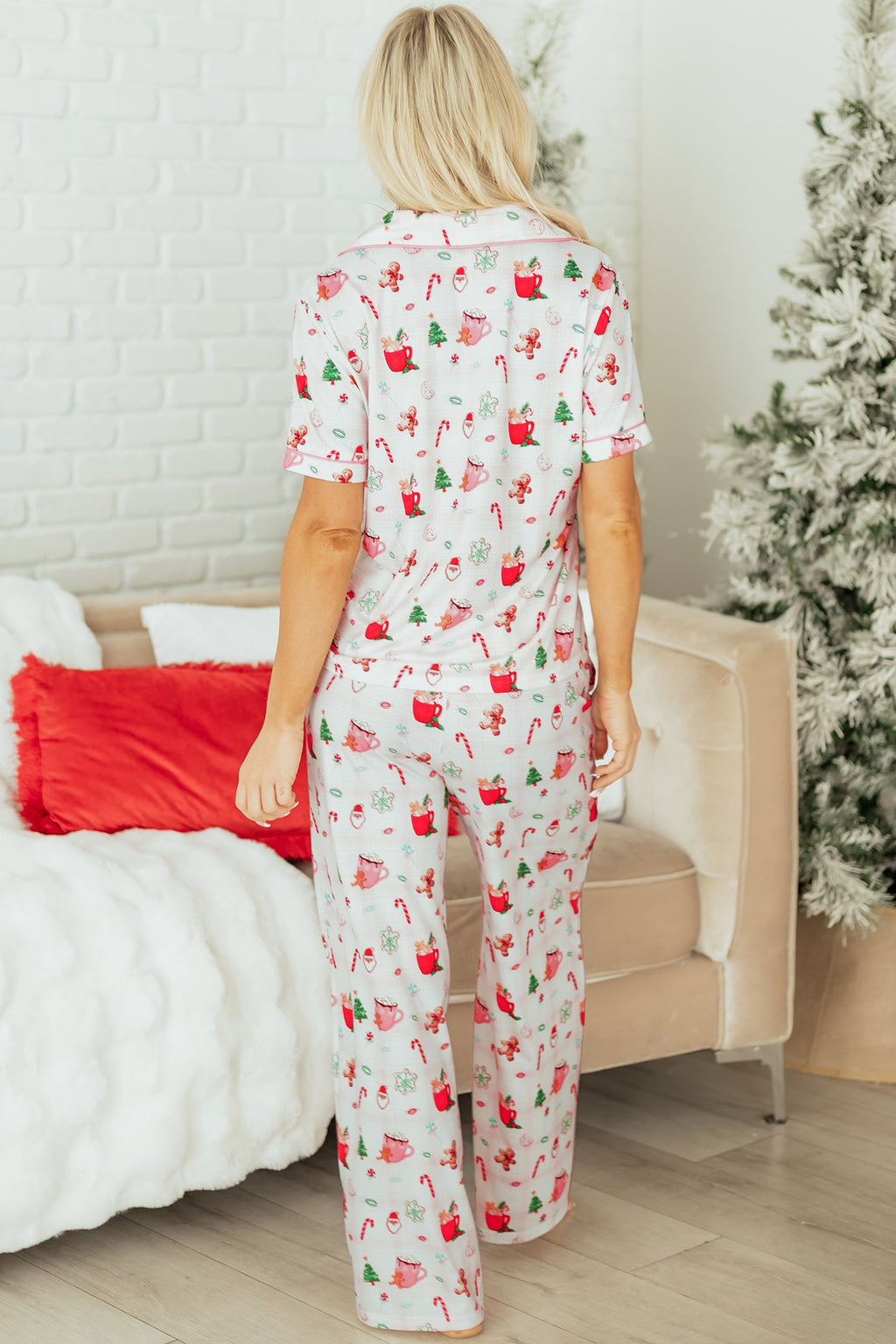 Destiny Print Short Sleeve PJ Set