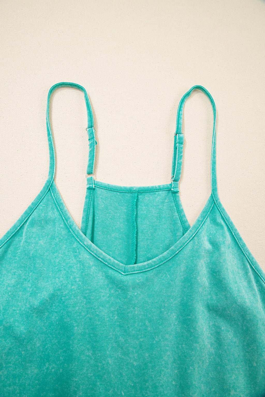 Isabela Wash Spaghetti Straps Romper