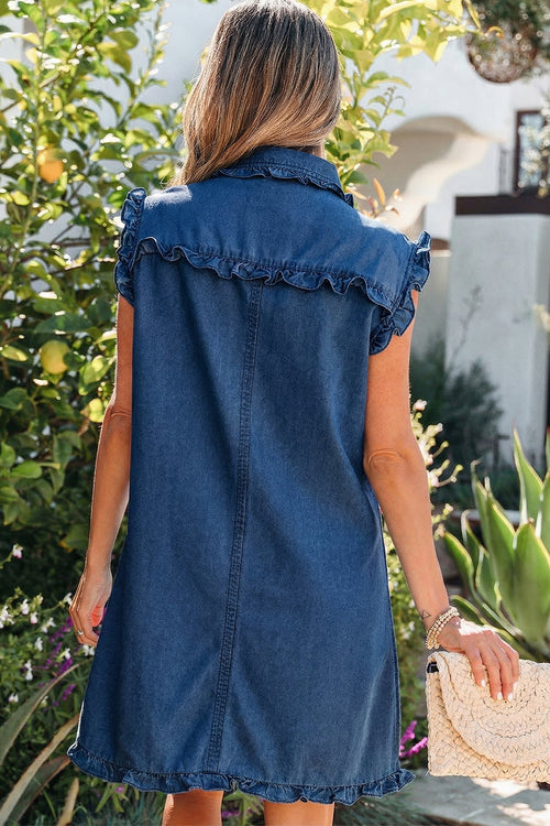 Anika Edge Collared Shift Dress