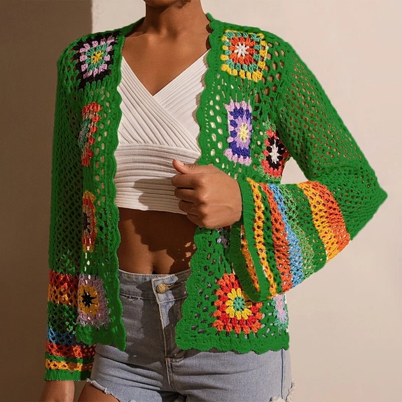 Women's Elegant Crochet Cardigan
