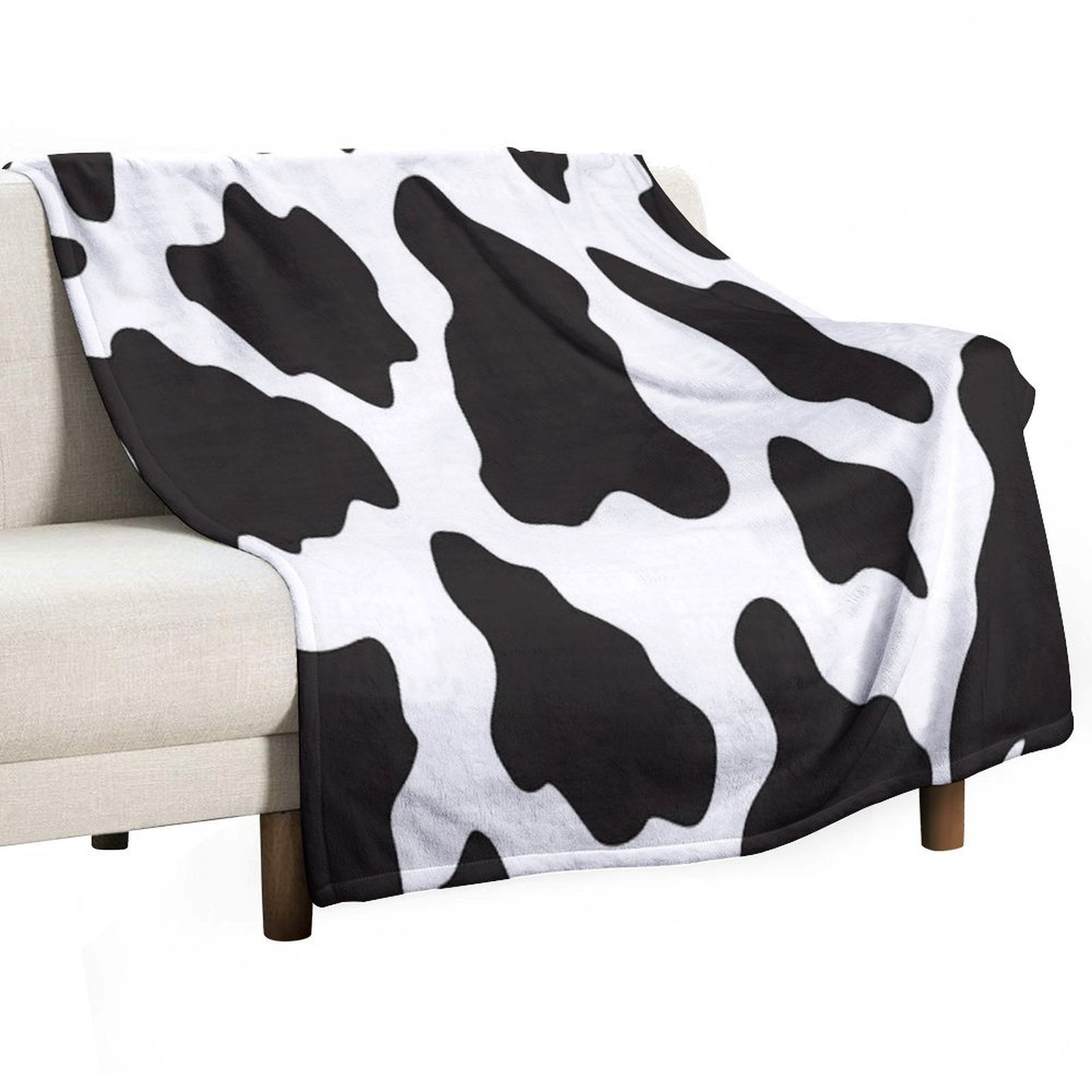 Cow Animal Print Cowboy Country Ranch Farm Style Anti-pilling Throw Blanket