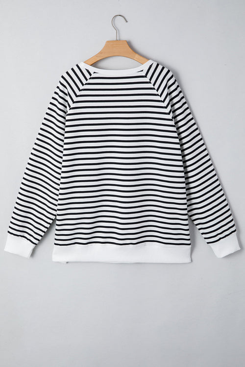 Amelia Side Slits Loose Sweatshirt