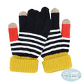 Stripe Pattern Smart Gloves