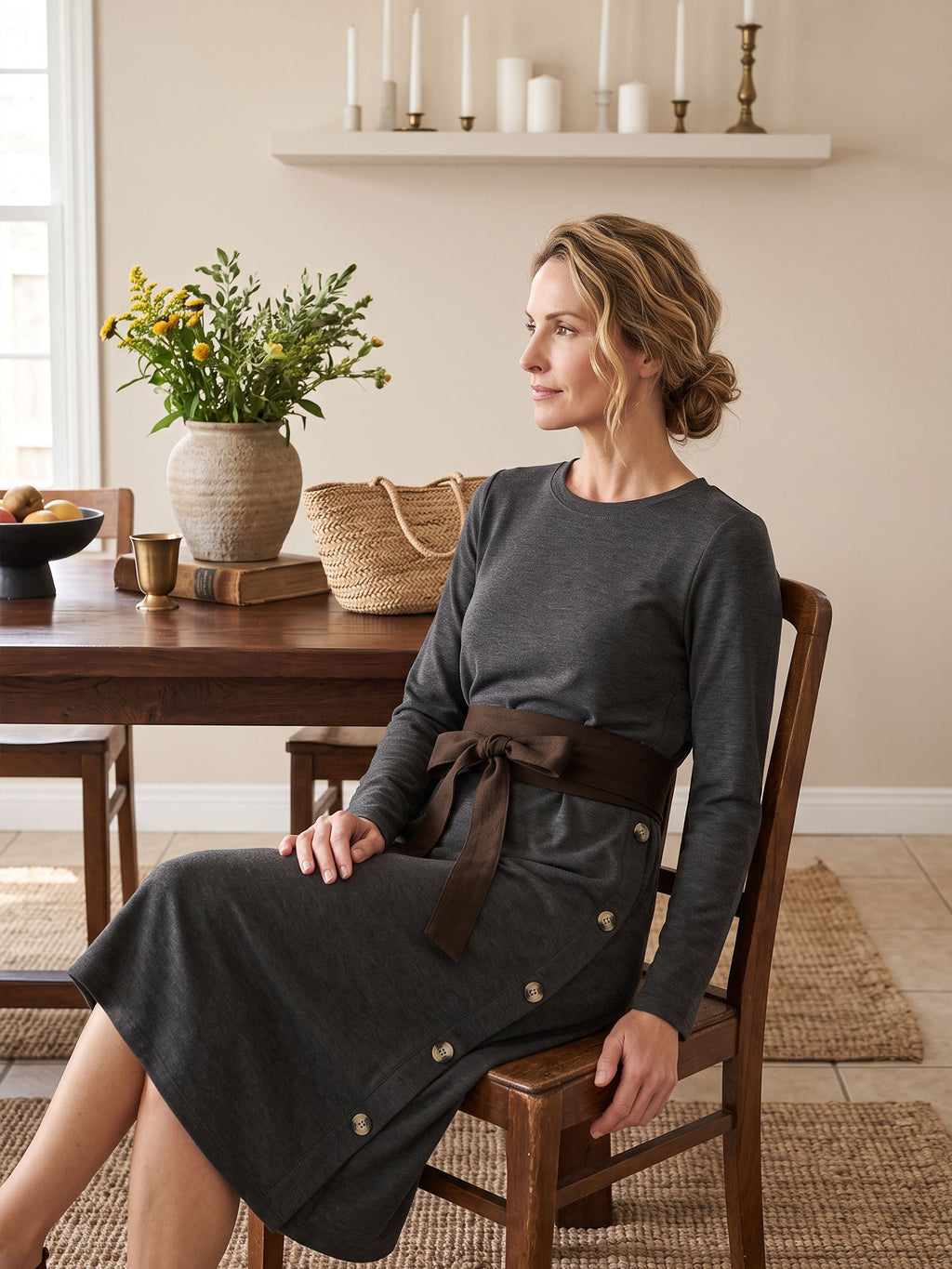 Linen Wide Tie-Front Waist Belt ZAFIRA