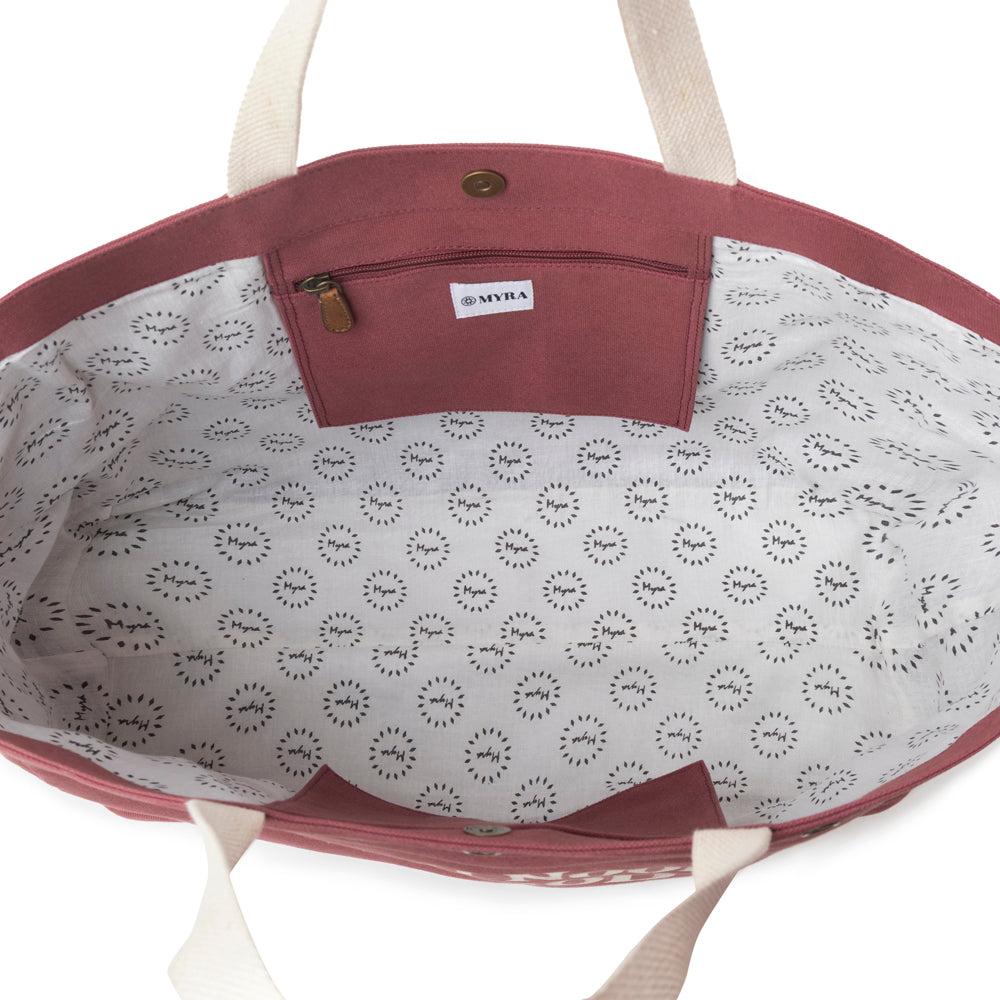 Myra High Noon Rebel Weekender Bag in Ruby Wine