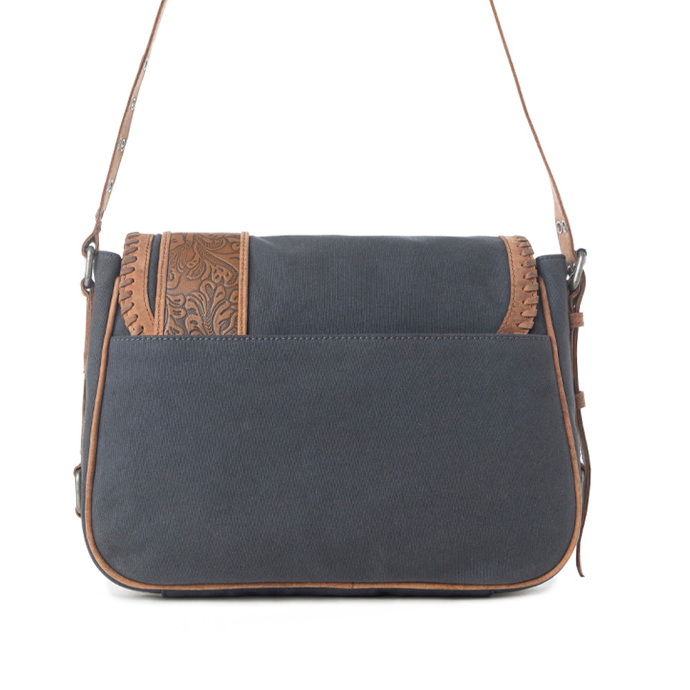 Myra Outlaw's Travels Leather Shoulder Bag in Copper Tan