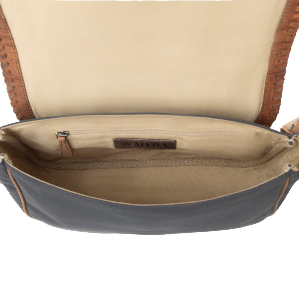 Myra Outlaw's Travels Leather Shoulder Bag in Copper Tan