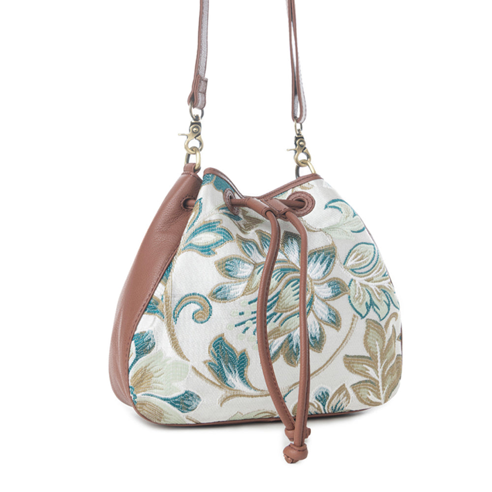 Myra Old Soul Bucket Bag in Alpine White