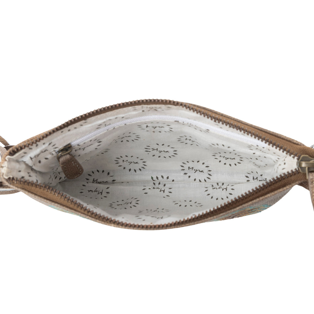 Myra ThunderFly Fringed Leather Bag in Mojave Brown