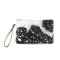 Myra Stardust Pony Western Pouch for Women in black with foil hairon detail
