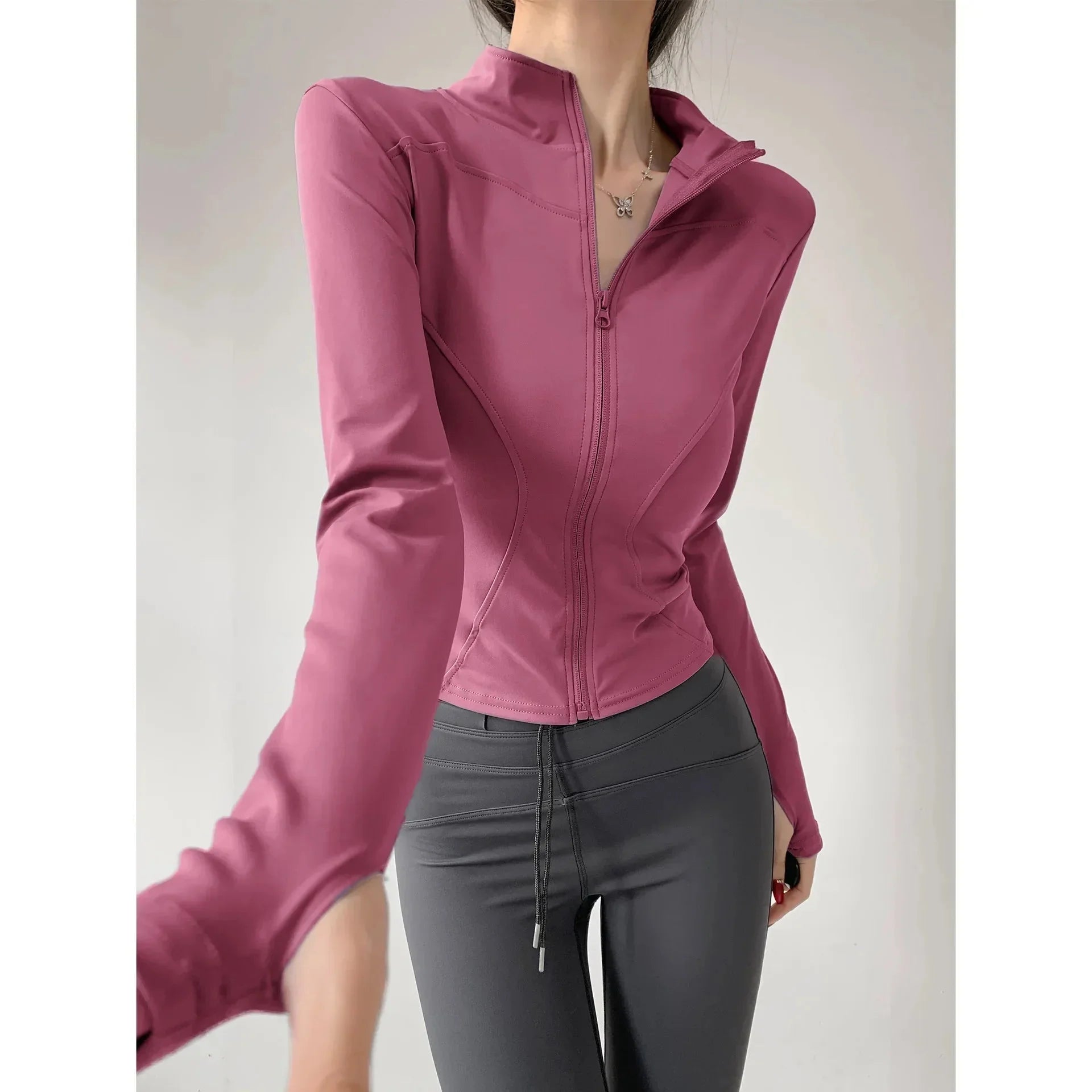 Sun Quick-Drying Zip-Up Sports Jacket Women S-3XL