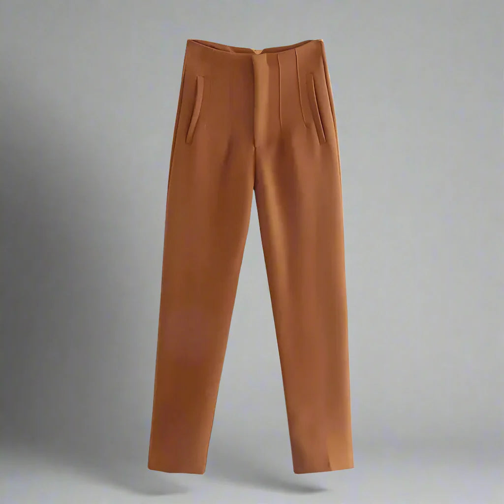 Women’s High Waist Slim Trousers