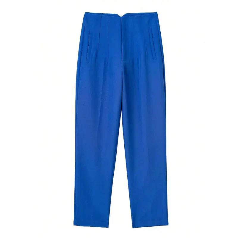 Women’s High Waist Slim Trousers