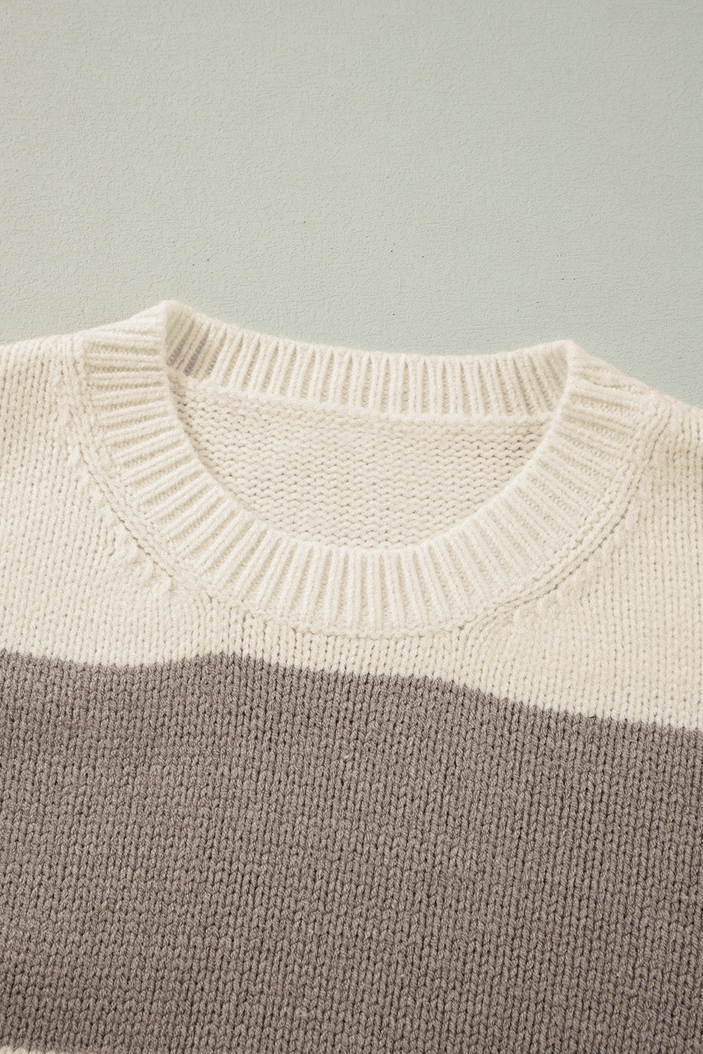 Amelia Colorblock Loose Pullover Sweater