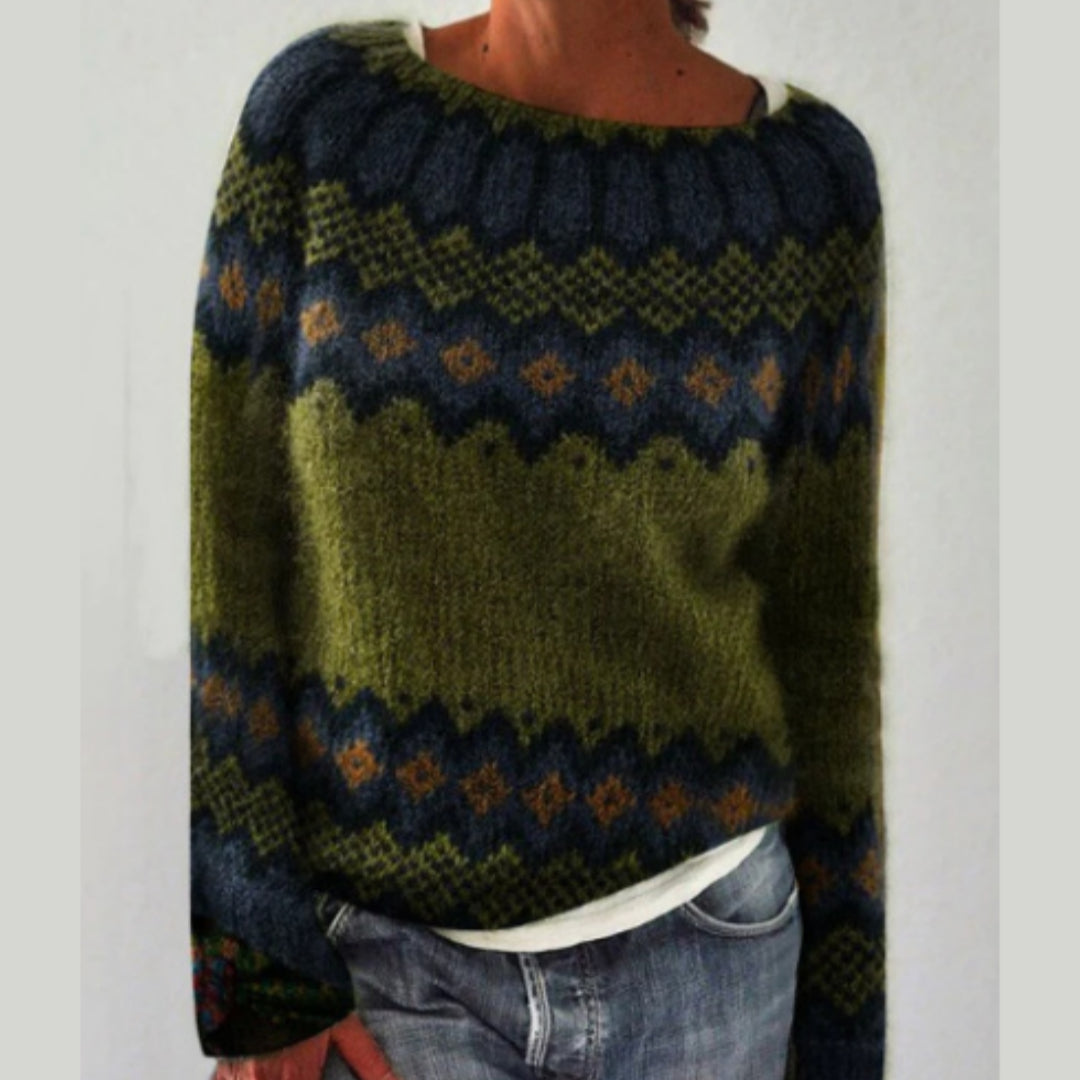 Women’s Fashionable Pullover Sweater Top | Cozy Everyday Knit