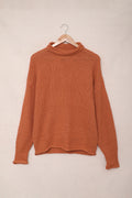Amelia Sleeve Turtleneck Sweater Long Sleeve Top