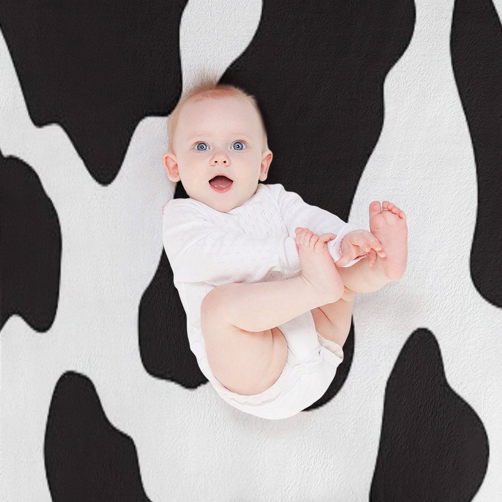 Cow Animal Print Cowboy Country Ranch Farm Style Anti-pilling Throw Blanket