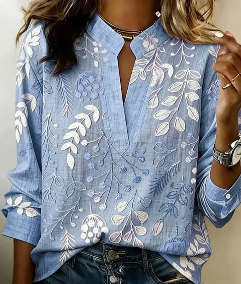 Women's 3D Digital Print Casual Shirt Top