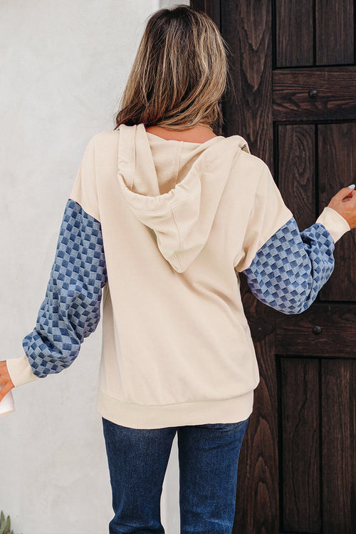 Adalynn Kangaroo Half Zipper Hoodie