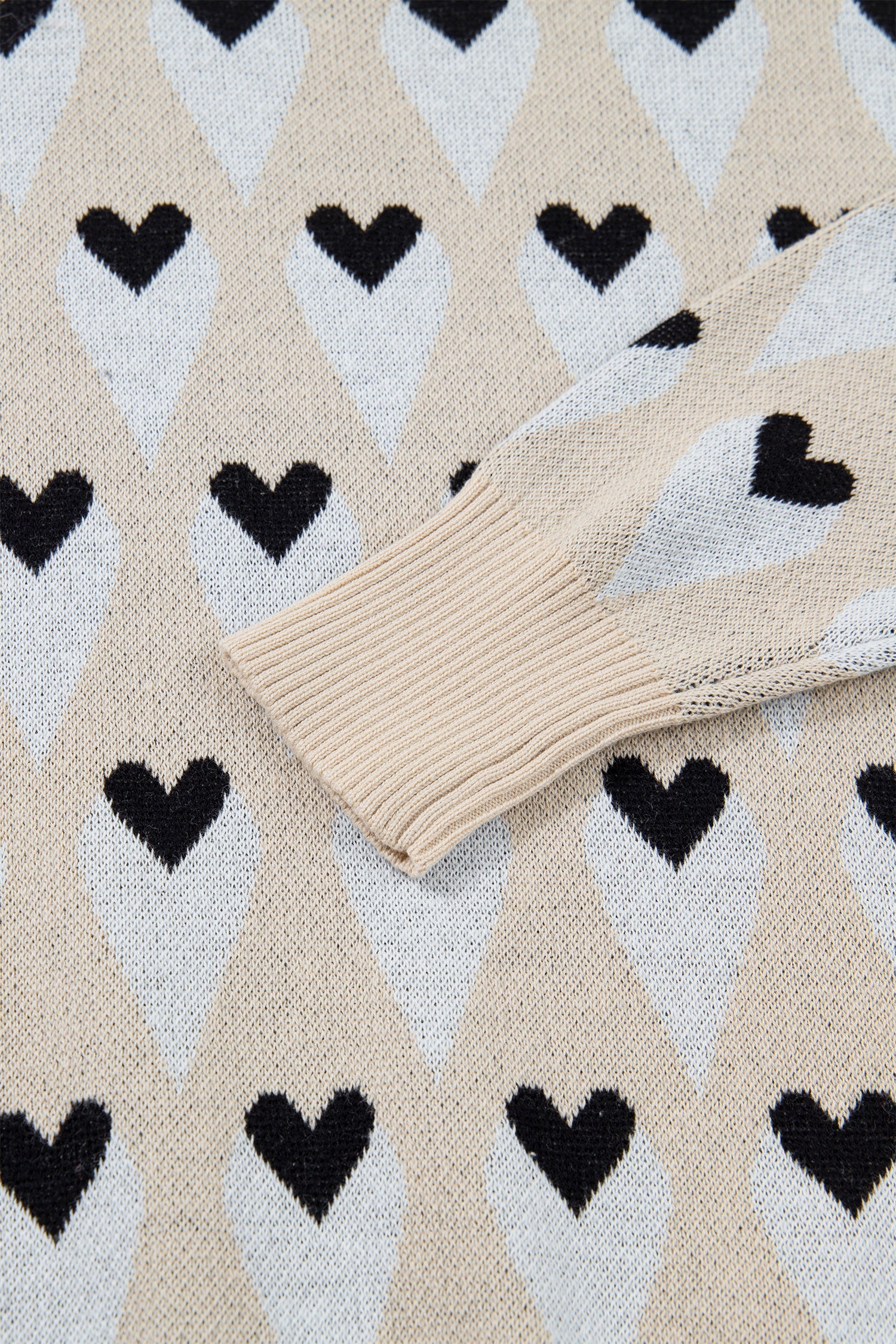 Aspyn Ribbed Trim Loose Sweater