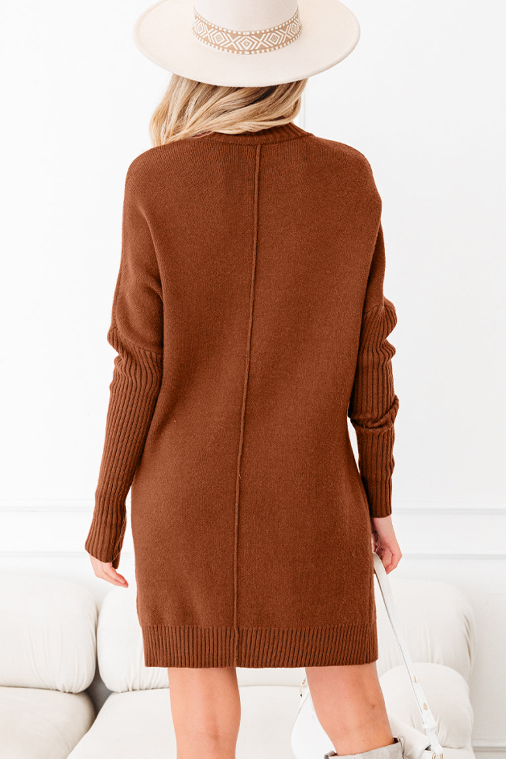 Mia Center Seam Shift Sweater