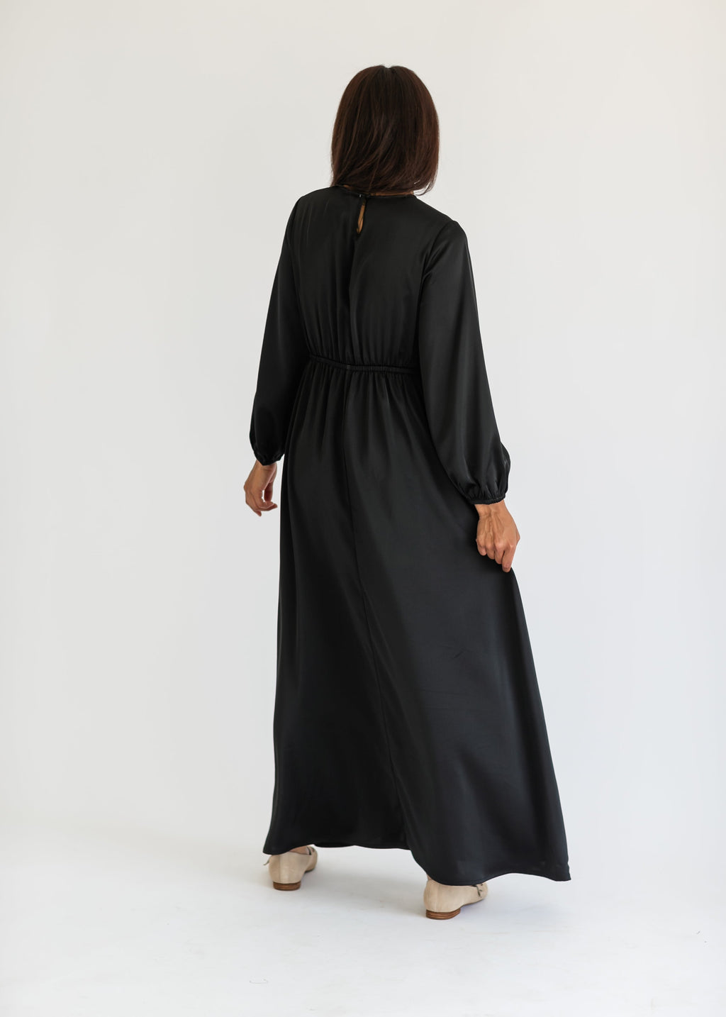 Muriel Satin Maxi Dress - FINAL SALE