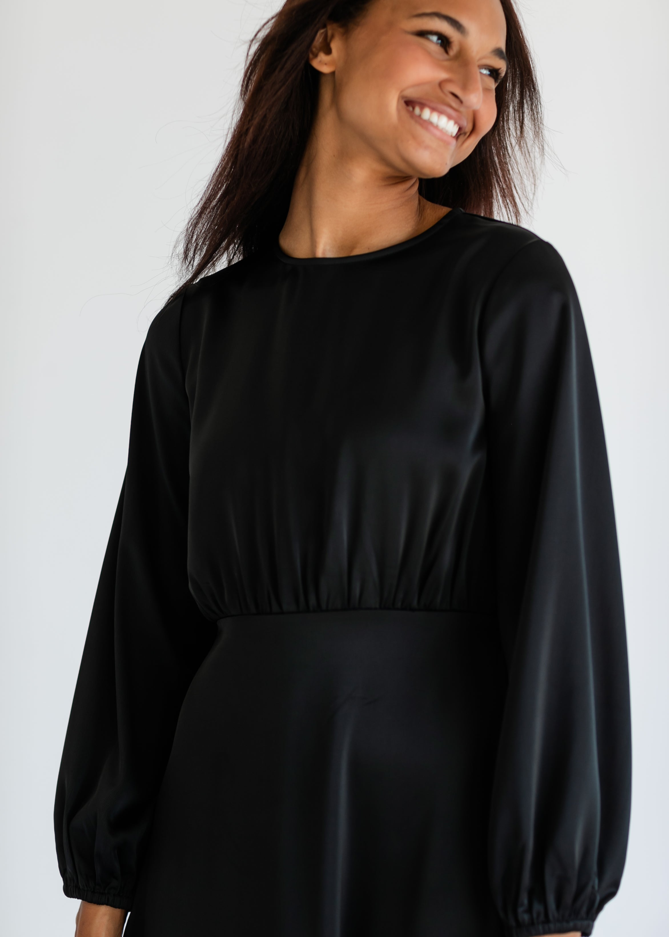 Muriel Satin Maxi Dress - FINAL SALE