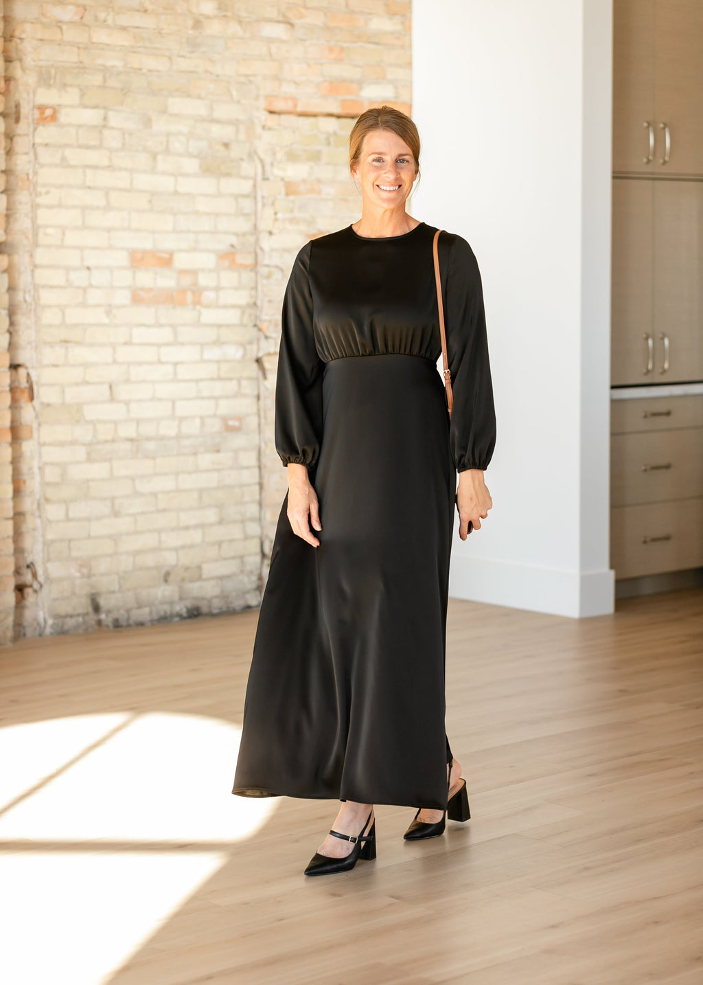 Muriel Satin Maxi Dress - FINAL SALE
