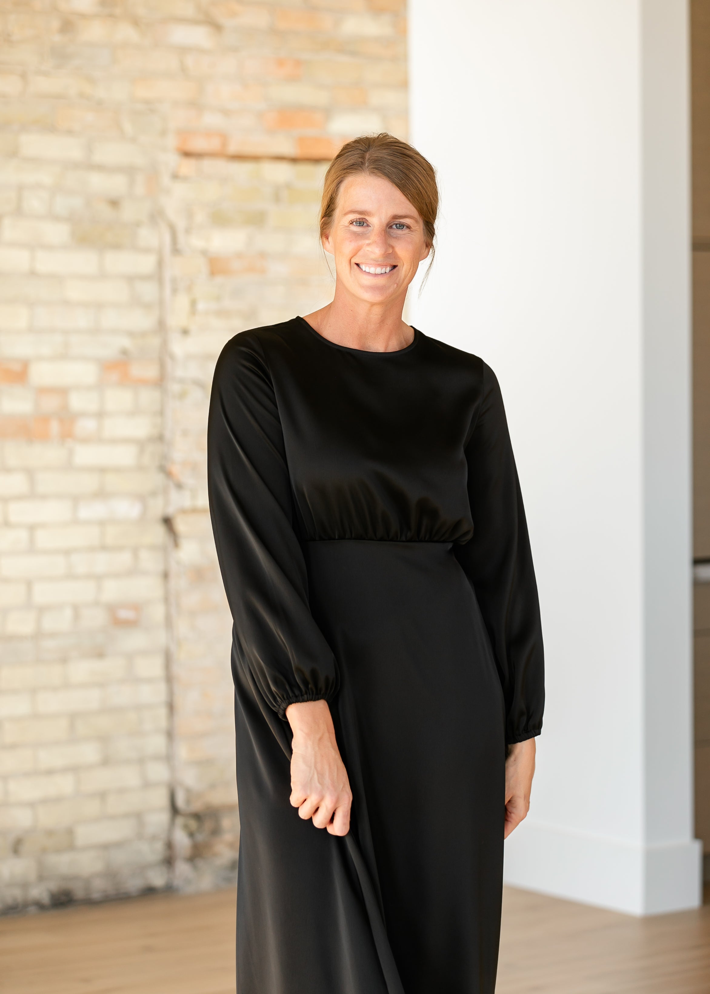 Muriel Satin Maxi Dress - FINAL SALE