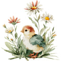 Farmhouse Chicken Decor Fabric Panel 4
