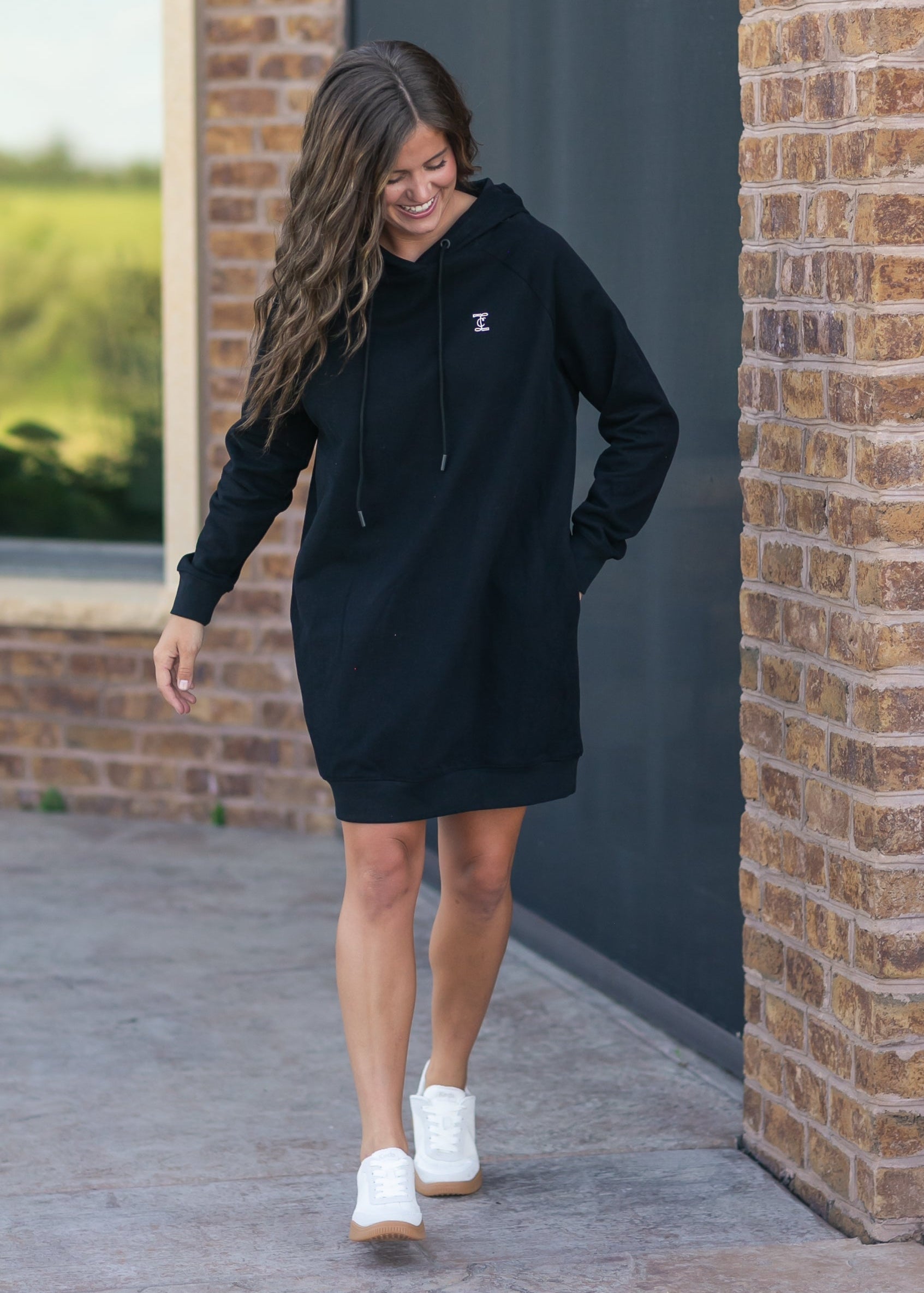 Scout Midi Hooded Sweatshirt Dress - FINAL SALE