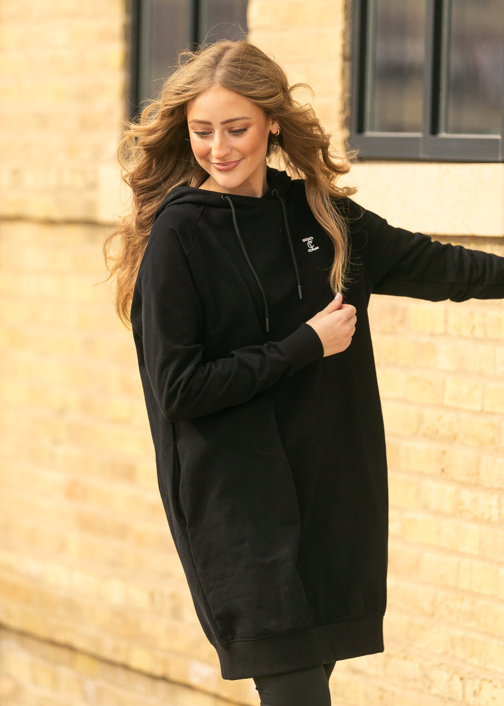 Scout Midi Hooded Sweatshirt Dress - FINAL SALE